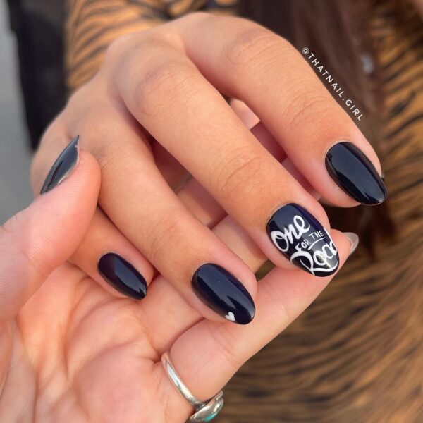 @thatnail.girl - "A custom press-on set to see the Arctic Monkeys in concert."