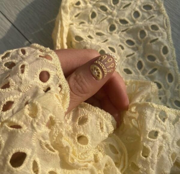 Alice Knight takes inspiration from broderie anglaise.