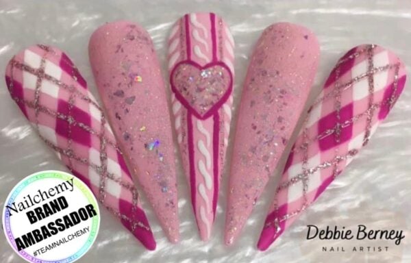 Debbie Berney's sweater nails.