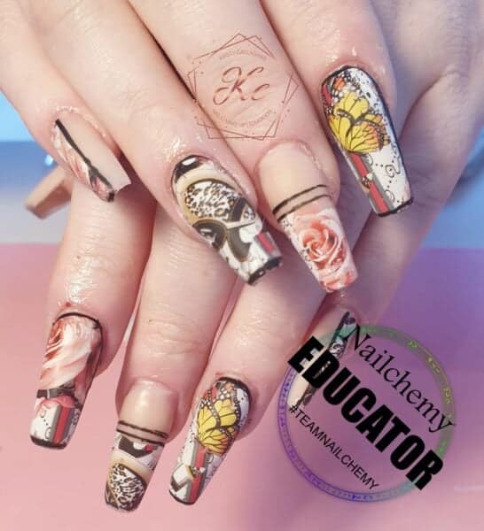 Kirsty Callaghan's Gucci nails.