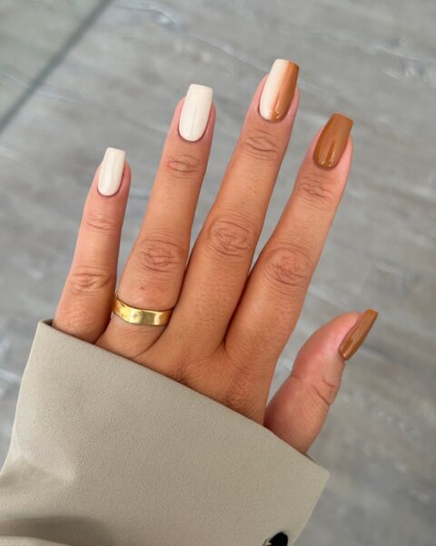 Glossify brand associate, @beautyspace_charlotte, fashioned this stunning minimal latte look.  