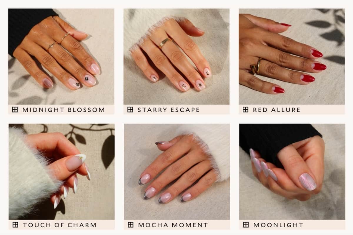 townhouse aw23 nail collection header