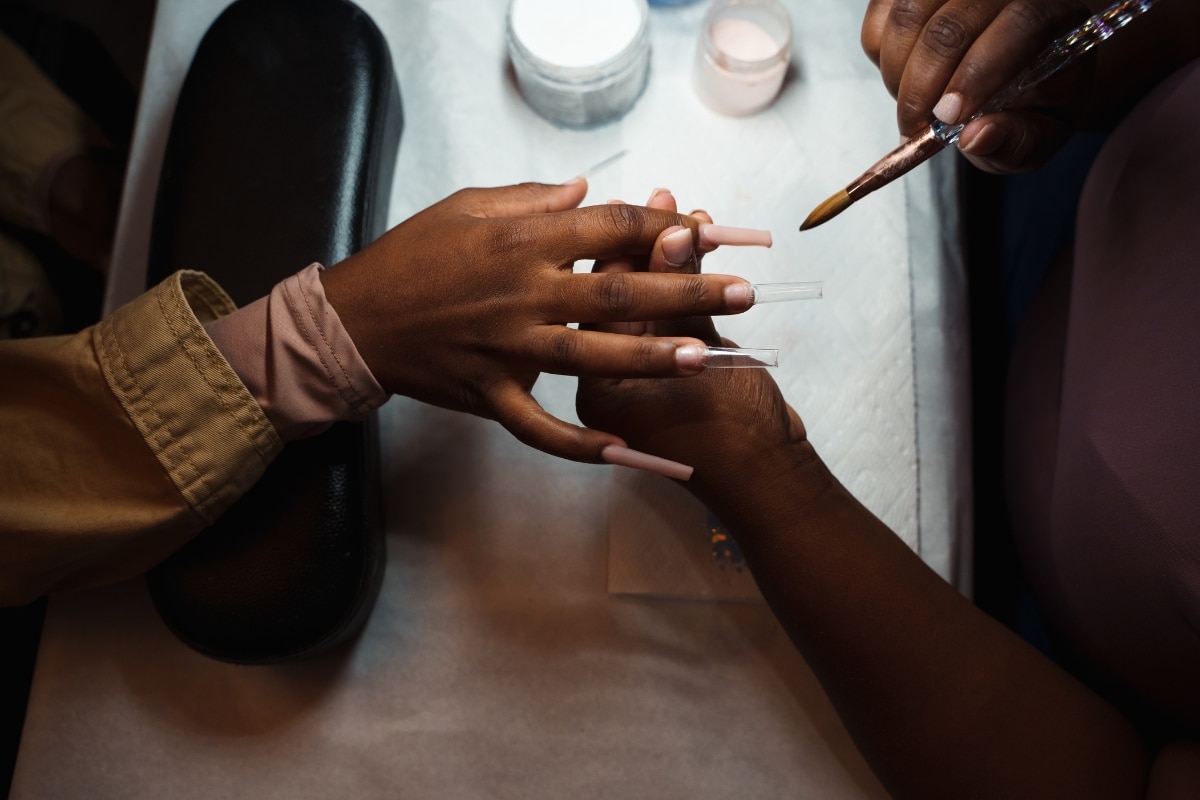 Nail appointment header