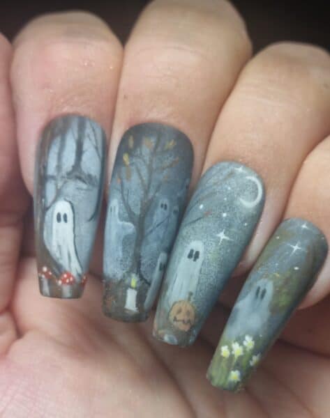 Julie Quinn Cornes - "More themed nails."