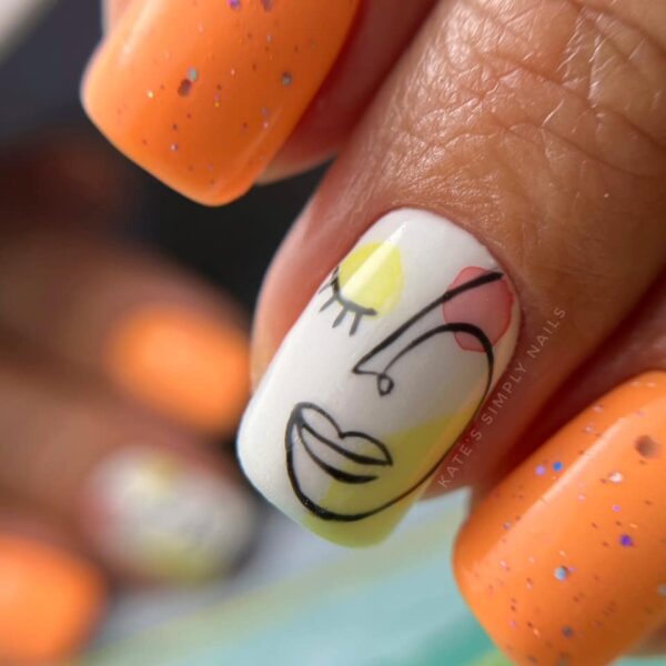 Katarzyna Korzeniak - "Abstract nail designs."