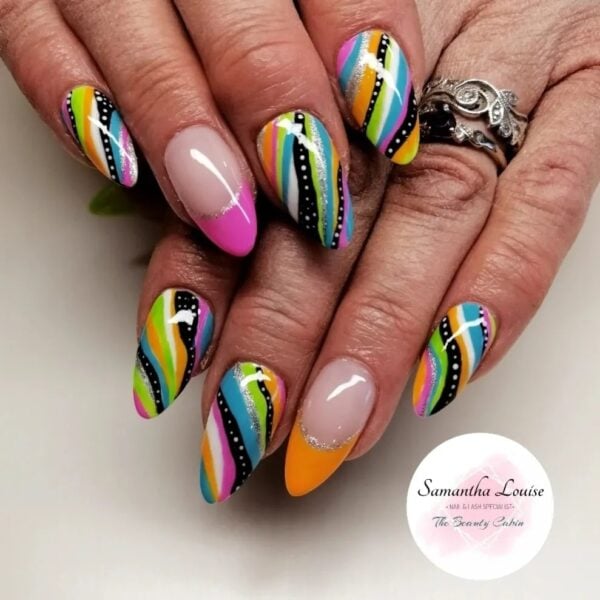 Samantha Louise Nails, Lashes and Tanning - "Bright colours, as they've already hit the high streets."