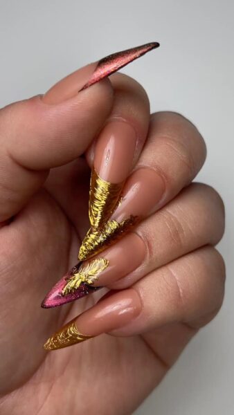 Sara Cady - "Textured chrome."