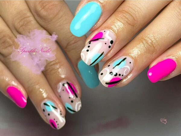 Sparkle Nails - "Colour and lots of it. 90s vibes."