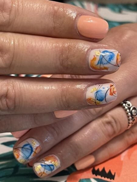 Yanitsa Sarandeva - "Watercolour nail art."