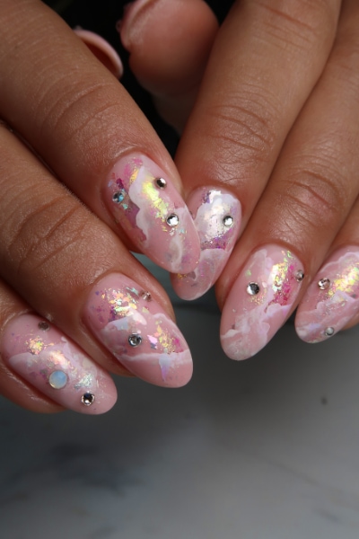 Katie Dutra Nails Dreamy Opal