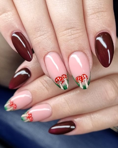 Lolli Hamilton Mushroom Nails