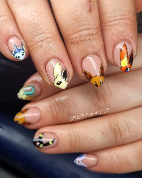 Lolli Hamilton Pokemon Nails
