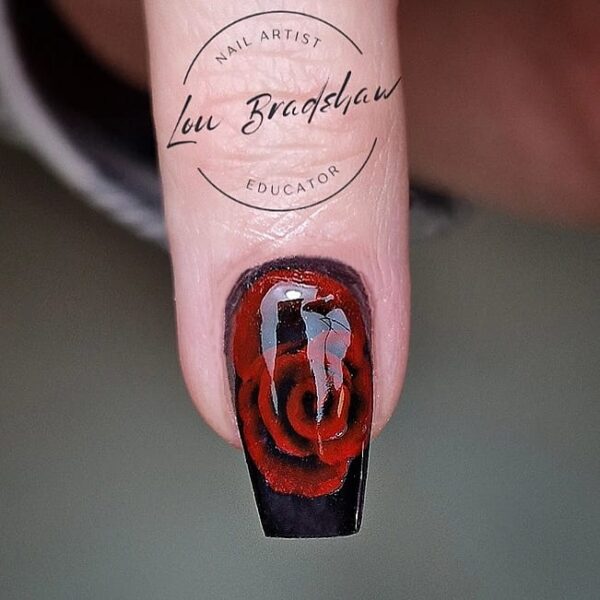 Louise Bradshaw Blood Roses. They're My Favourite Thing To Create With Acrylic