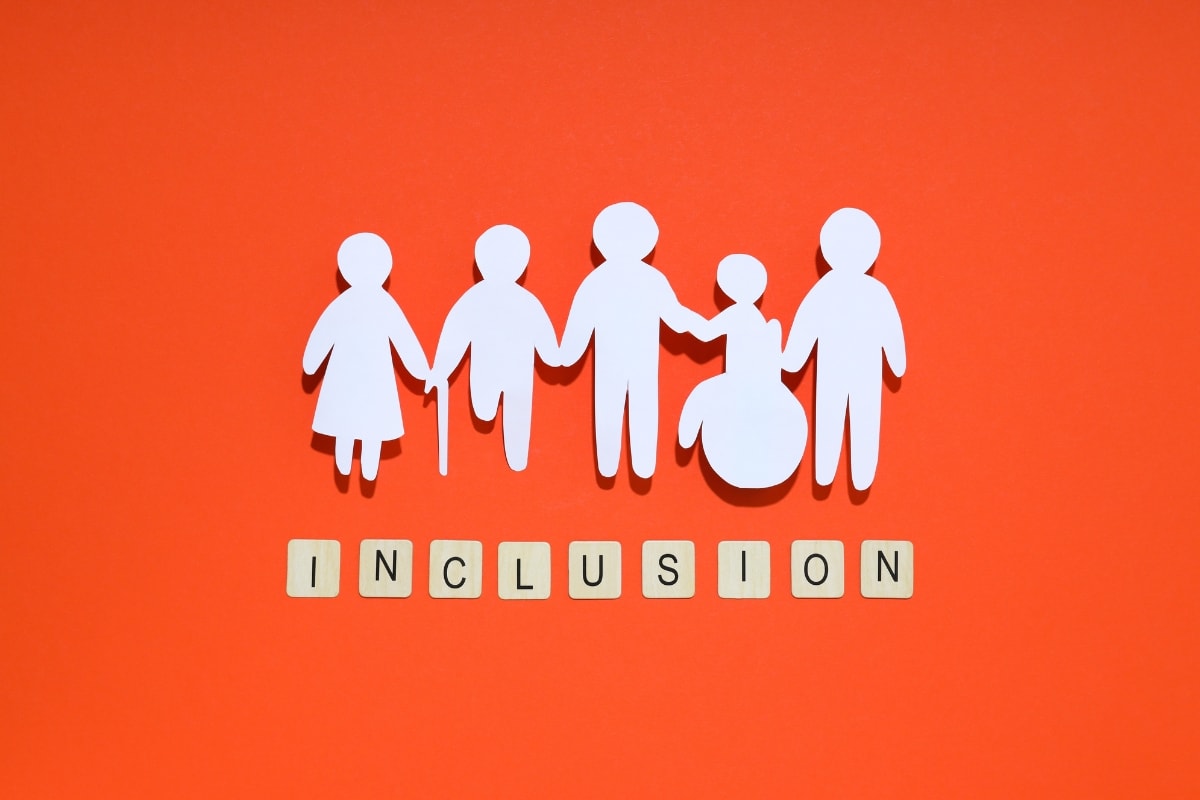 Inclusion Orange Cut Out