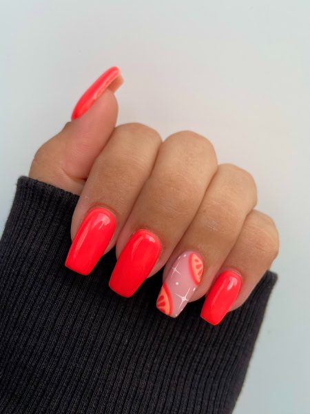 Bethany Mann Citrus Nails