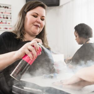 Aerosol Nail Salon Pedicure