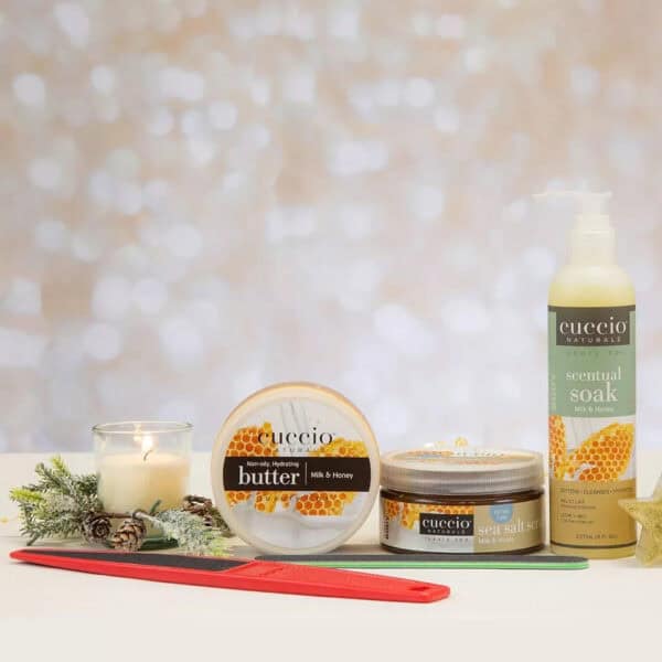 Cuccio spa pedicure kit milk honey