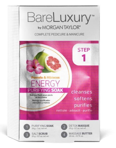 Morgan Taylor Bare Luxury™ Complete Pedicure & Manicure Pack - Energy Pomelo & Hibiscus, www.gelishmorgantaylor.co.uk