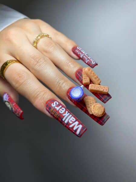 Naf Salon Walkers Shortbread Nail Art