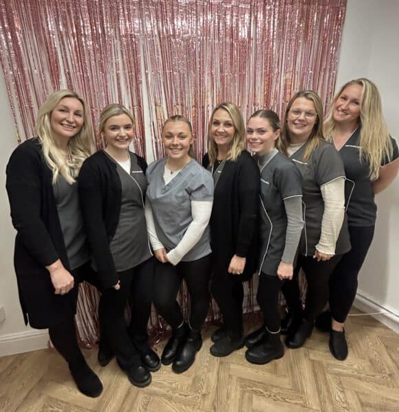 The painted nail team