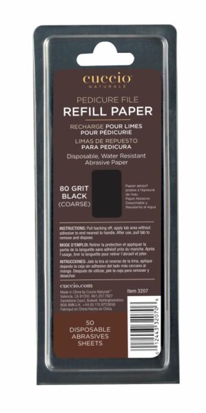 Cuccio Refill Black 80-grit (for Stainless Steel Pedicure File)