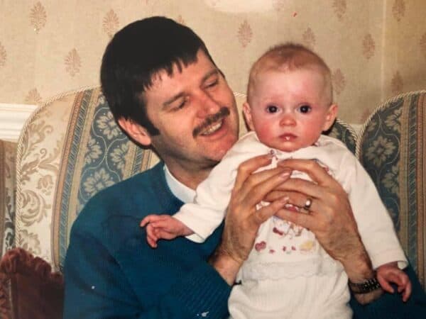 Abigail & her dad, david