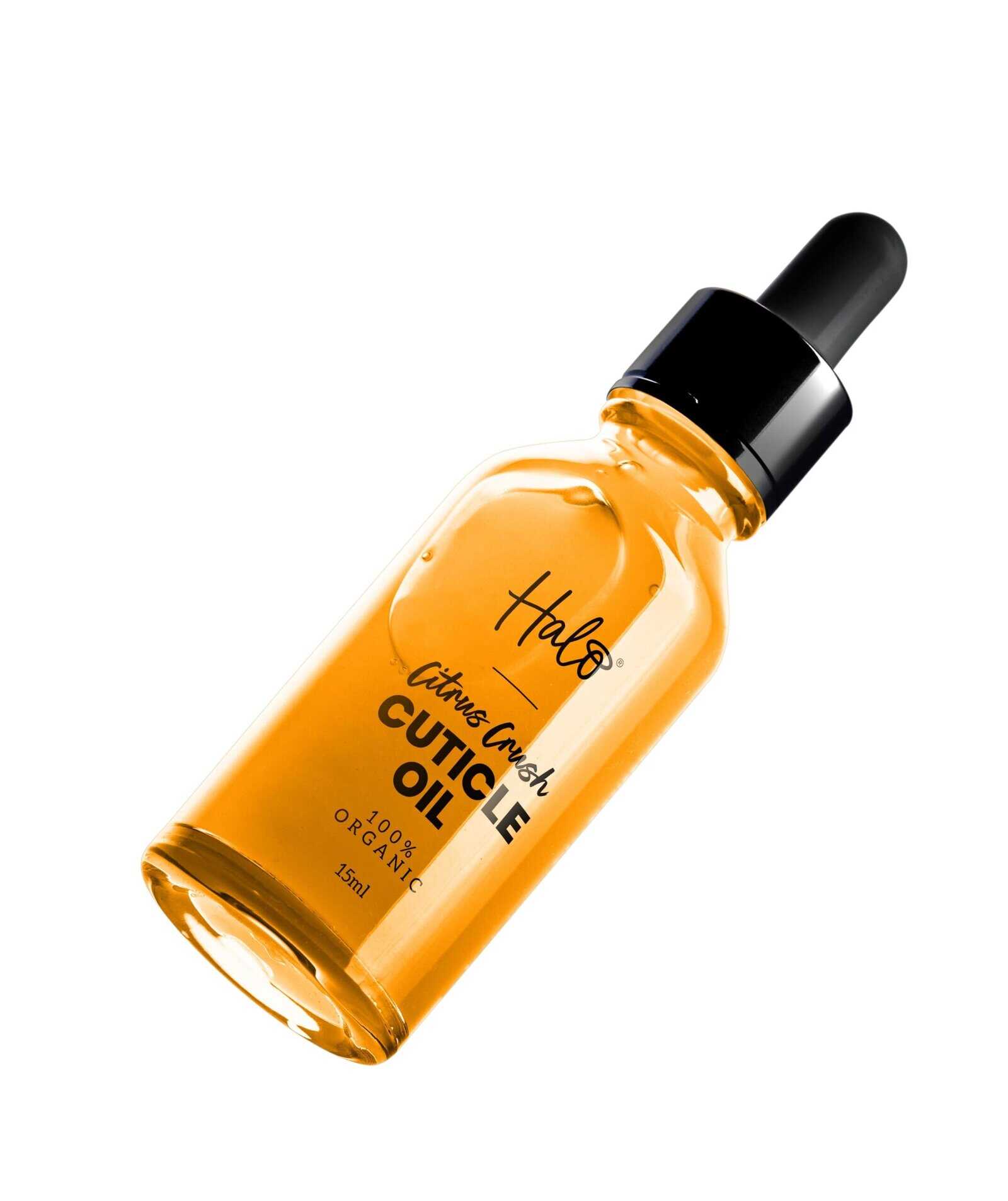 Halo citrus crush cuticle bottle angle