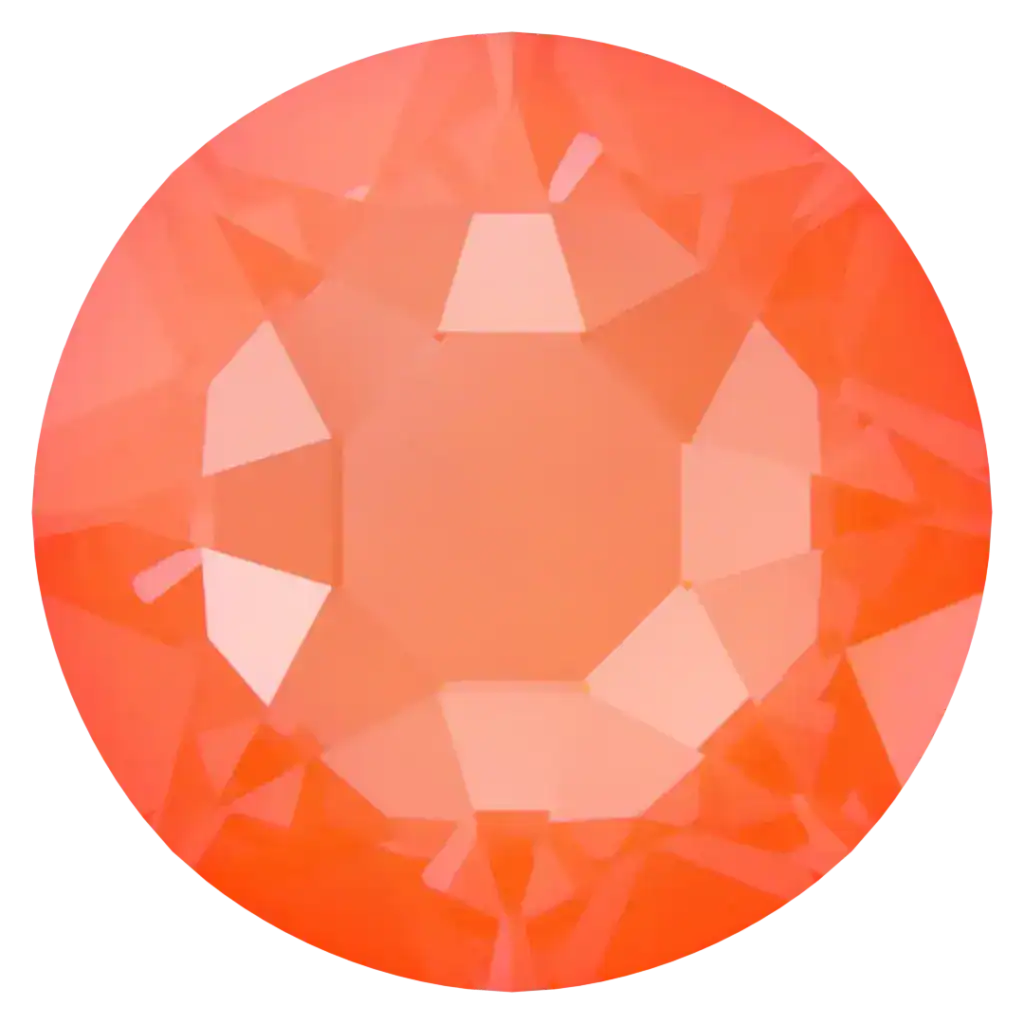 Bluestreak Crystals Swarovski Flat Back Crystals Non Hotfix in Crystal Electric Orange, www.bluestreakcrystals.com