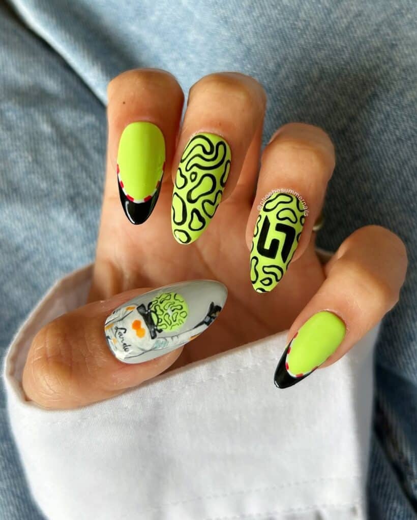 Formula 1 McLaren nails @phoebesummernails