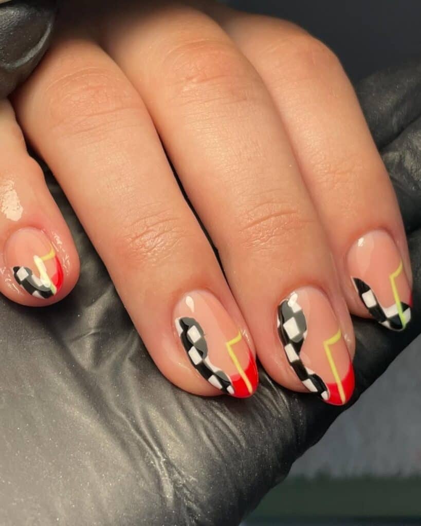 Formula 1 nails @astraea_nails