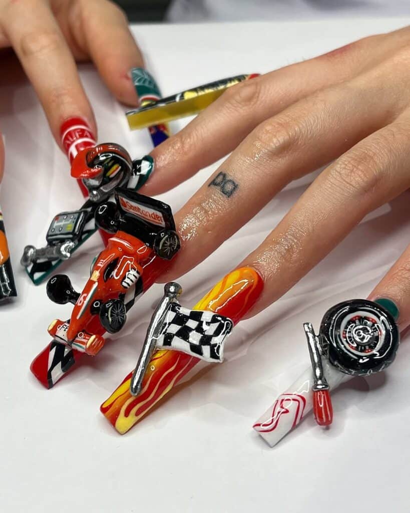 Formula 1 nails @nailsbylisak