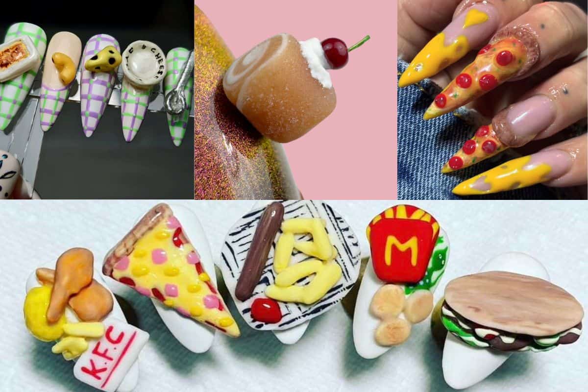 Food-inspired nails Creative Challenge