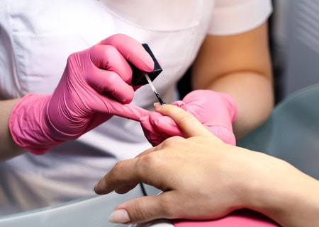 Nail tech gloves gel polish tpo