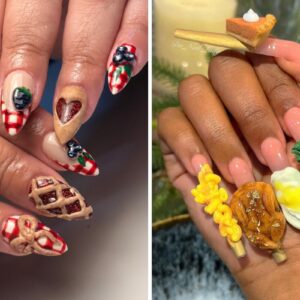 Thanksgiving nail ideas