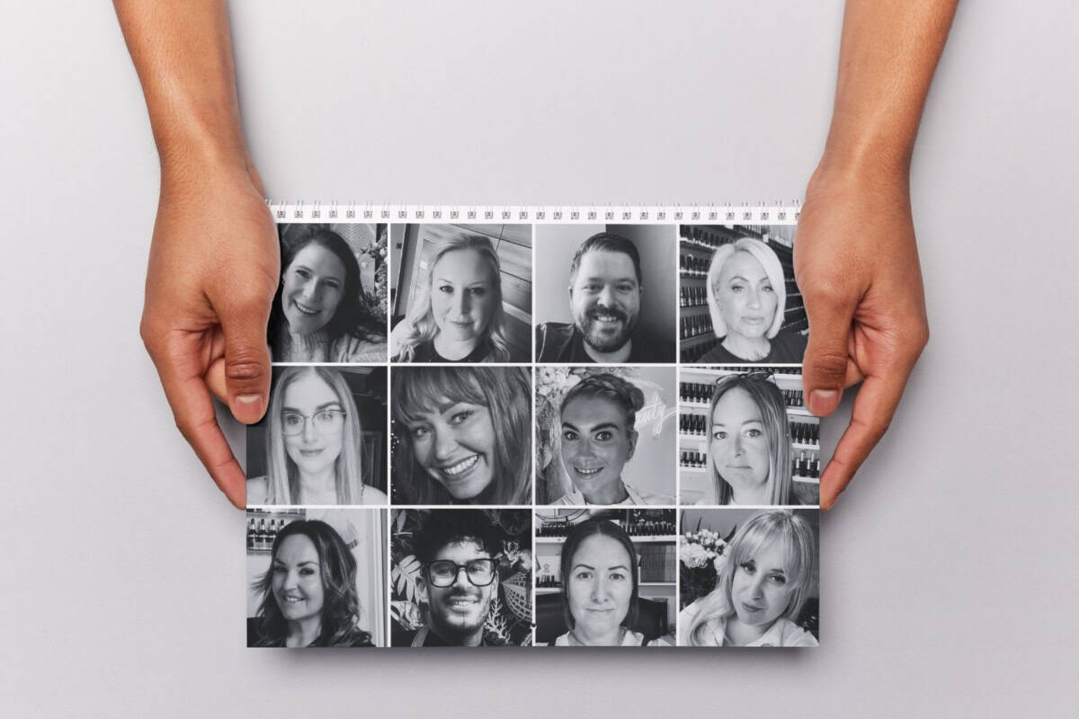 The Naked Nailists charity calendar