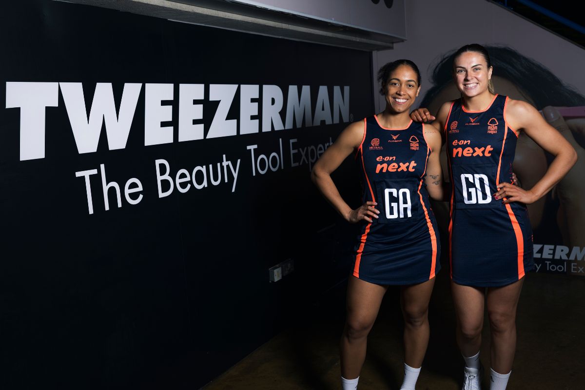 Tweezerman x Nottingham Forest Netball web article lead image