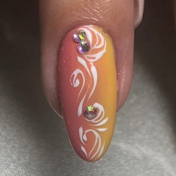 Catriona Leith ombre nails