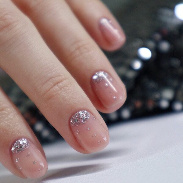 Disco Balls nails step 4