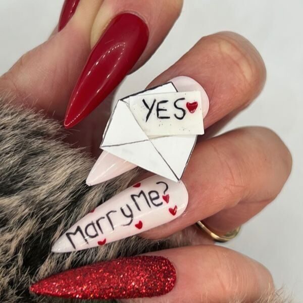 Laura Peat Valentines Nails Step by Step Step 8