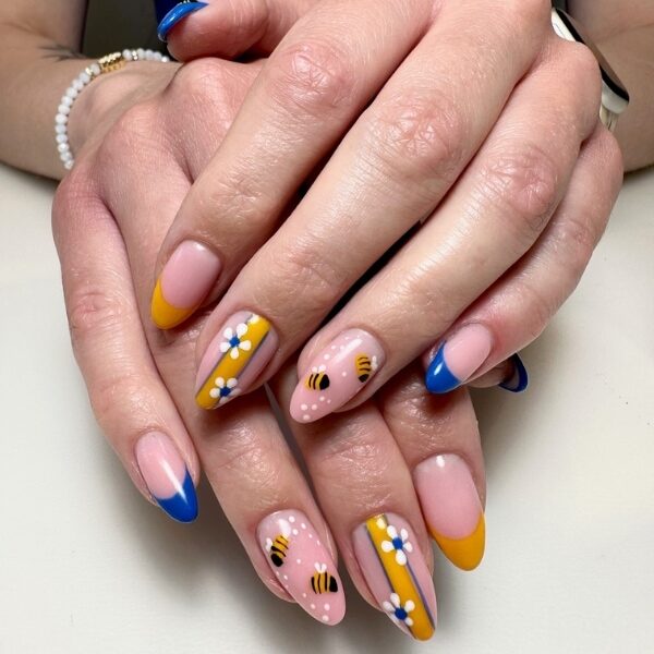 Summer Bees Step by Step 8