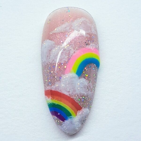 failtefae pride nails step by step step 8